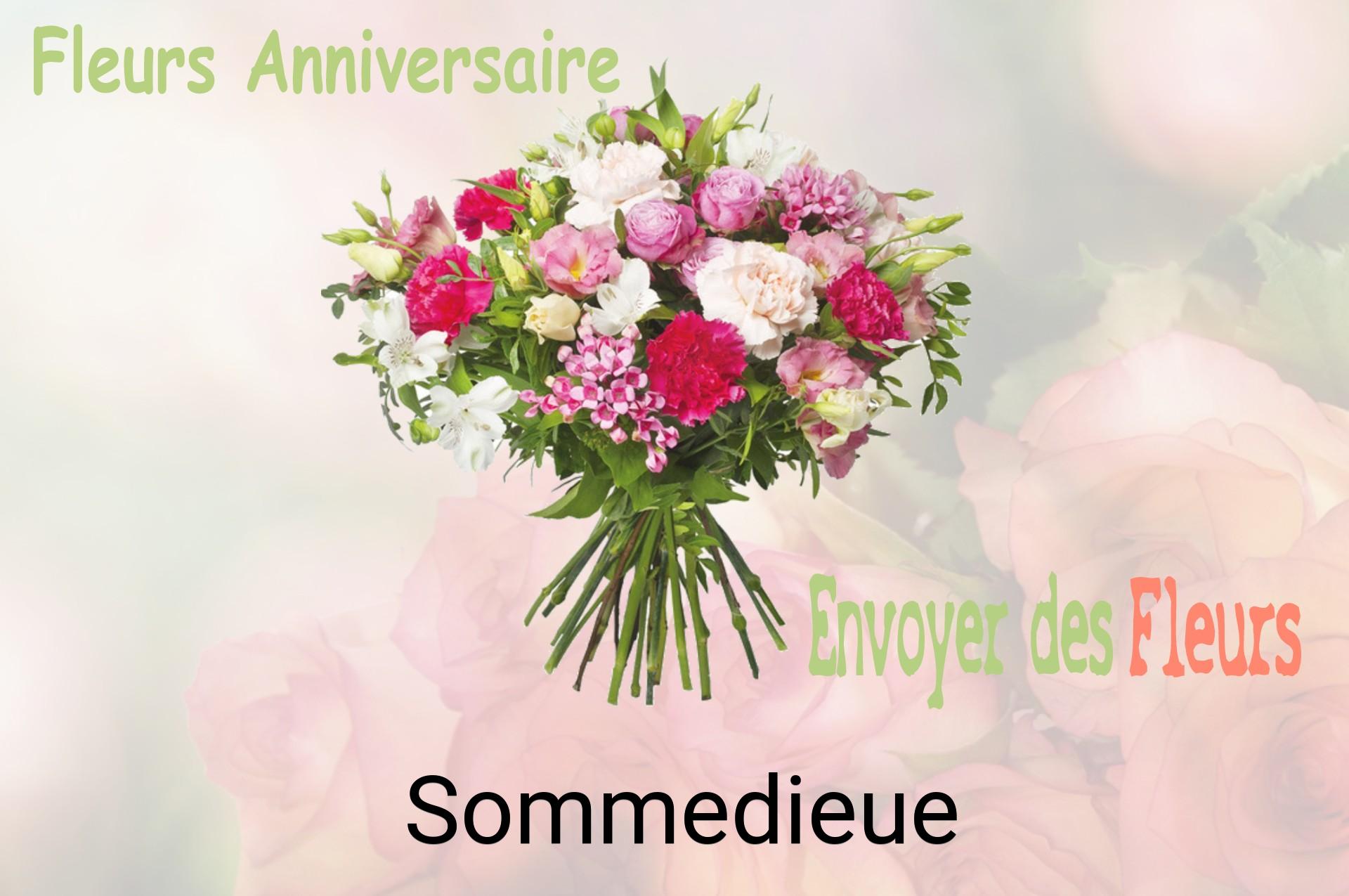 Bouquet de fleurs d’anniversaire livré à Sommedieue